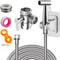 Bidet Sprayer Kit With Hose And Holder Faucet Cleaning Personal Hygiene Easy Installation 4