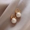 Womens Silver Needle Bow Earrings Studded With Diamond Pearl Highend Fashionable And Refreshing Des 8
