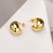 Vintage Drop Earrings For Women Gold Plated Stainless Steel Thick Teardrop Earring Statement Weddin 3