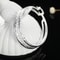 Charms Fine Sterling Silver Circle Hoop Earrings For Women Fashion Jewelry Pretty Wedding Party Gif 0