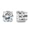 Crystal Strong Magnetic Ear Stud Clip Earrings For Men Women Punk Round Zircon Magnet Earrings Non 4