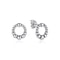 Sterling Silver Earrings Stud Hoop Crystal Earrings For Women Rose Gold Crown Heart Infinity Bee Ea 9