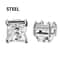 Crystal Magnetic NoPierce Stainless Steel Stud Earrings For Men Punk Zircon Magnet Earrings NonPier 6