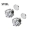 Crystal Magnetic NoPierce Stainless Steel Stud Earrings For Men Punk Zircon Magnet Earrings NonPier 7