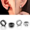 Fashion Ear Clip Non Piercing Earrings For Men Circle Round Earring Punk Rock Style Jewellery Gift 3
