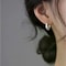 Fashion Metal Drop Earrings For Women Vintage Hoop Earring Trend Classic Party Wedding Pendant Jewe 5