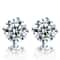 Sterling Silver Jewellery Cute Tiny Clear Crystal Stud Earrings Fashion Gift For Women Girls Teens 8