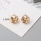Tiny Metal Stud Earrings For Women Gold Color Twist Round Earrings Small Unusual Earrings Fashion J 5