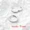 Stainless Steel Minimal Crystal Zircon Hoop Earrings Small Cartilage Piercing Gold And Silver Color 1