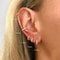 Stainless Steel Minimal Crystal Zircon Hoop Earrings Small Cartilage Piercing Gold And Silver Color 2