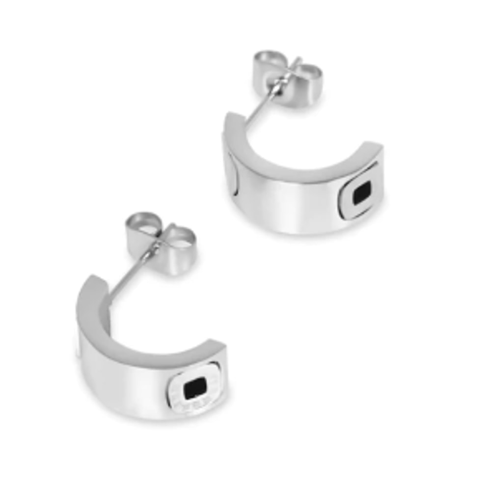 Hoop Earrings For Women Trendy Golden Stainless Steel Elegant Jewellery For Women New Fashion Earri 7