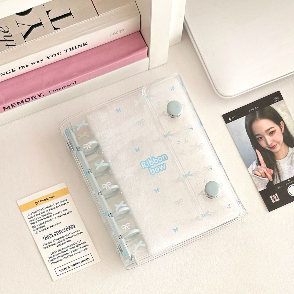 Hand Book Inner Card Booklet Binder Loose Page Collect Book Photo Cards Diary Agenda Planner Cover 9