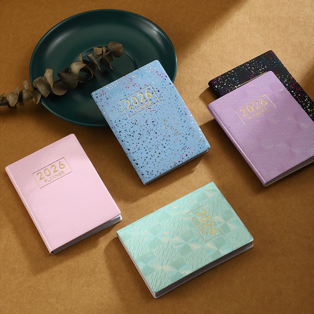 Portable Agenda Book Pocket With Calendar Appointment Book Diary Weekly Planner For School Office U 2