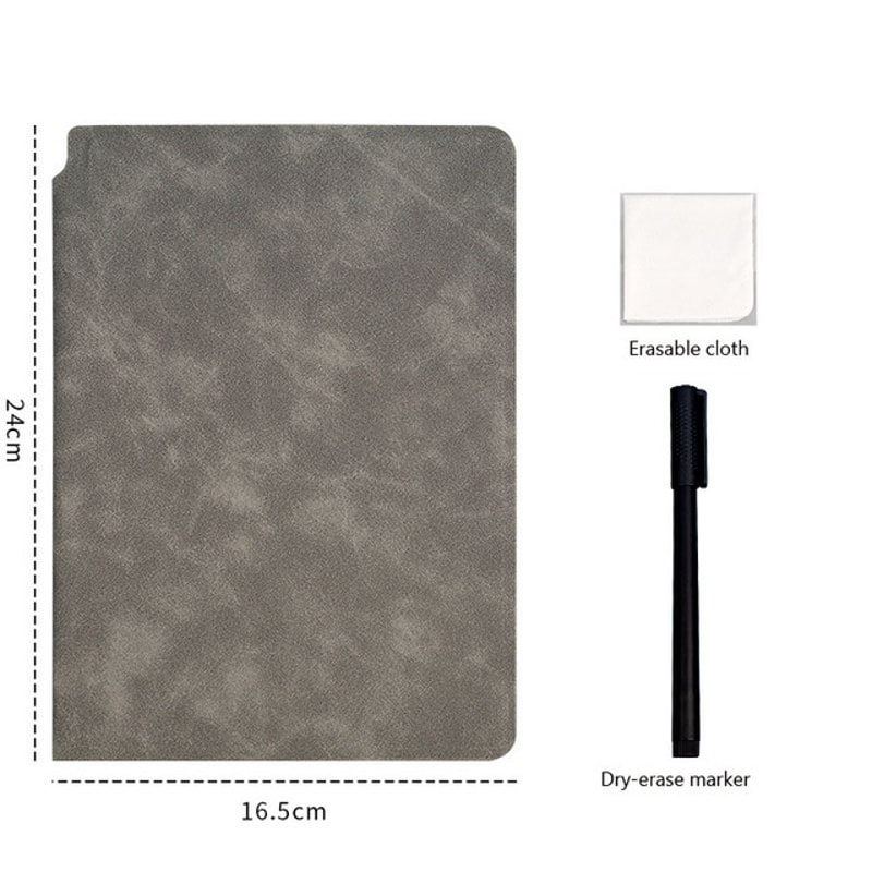 Reusable Whiteboard Notebook Memo Book Weekly Planner With Free Pen Cloth Portable Notebooks For E 4