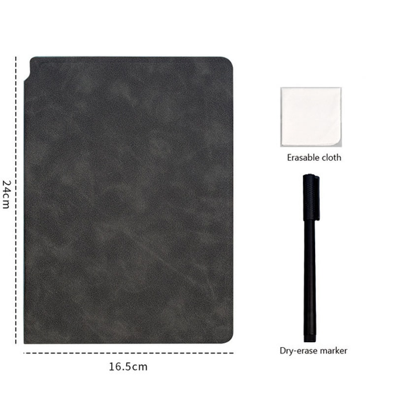Reusable Whiteboard Notebook Memo Book Weekly Planner With Free Pen Cloth Portable Notebooks For E 8