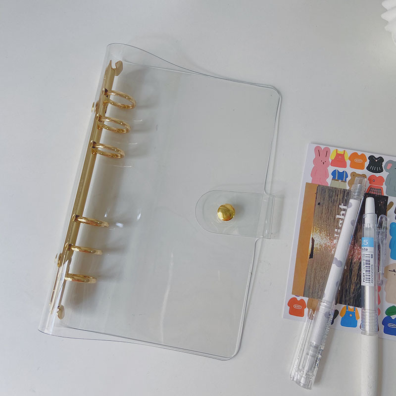 Golden Glittery Bling Binder Notebook Cover Diary Agenda Planner Paper Cover School Stationery 4