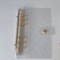 Golden Glittery Bling Binder Notebook Cover Diary Agenda Planner Paper Cover School Stationery 5