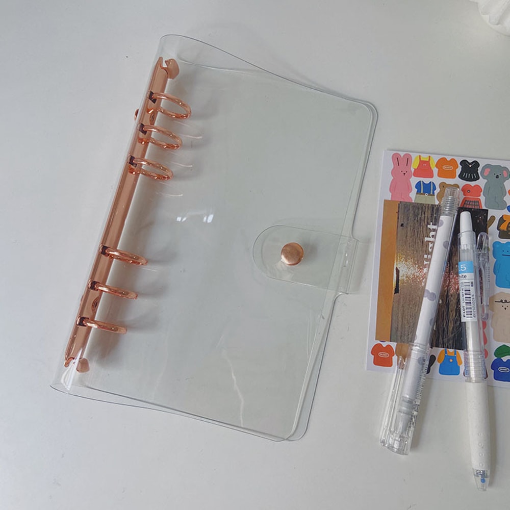 Golden Glittery Bling Binder Notebook Cover Diary Agenda Planner Paper Cover School Stationery 6