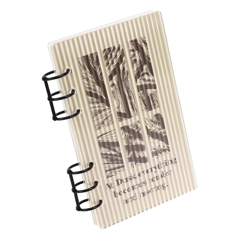 Frosting Thick Line Acrylic Loose Leaf Binder Account Book Journal Planner Office Stationery Suppli 1