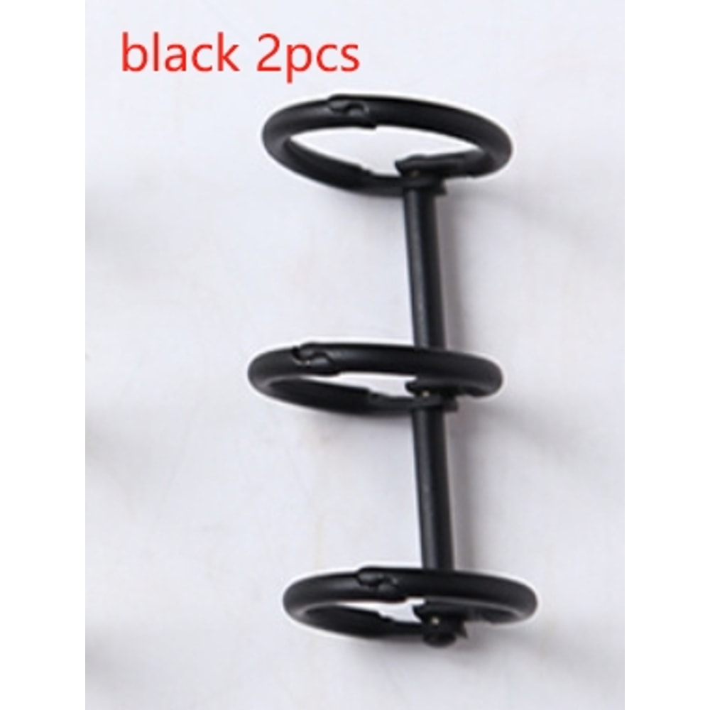 Frosting Thick Line Acrylic Loose Leaf Binder Account Book Journal Planner Office Stationery Suppli 11