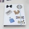 White Blue Binder Photo Cards Collect Book Diary Agenda Planner Cover Album Stationery For Organizi 1