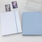 White Blue Binder Photo Cards Collect Book Diary Agenda Planner Cover Album Stationery For Organizi 2