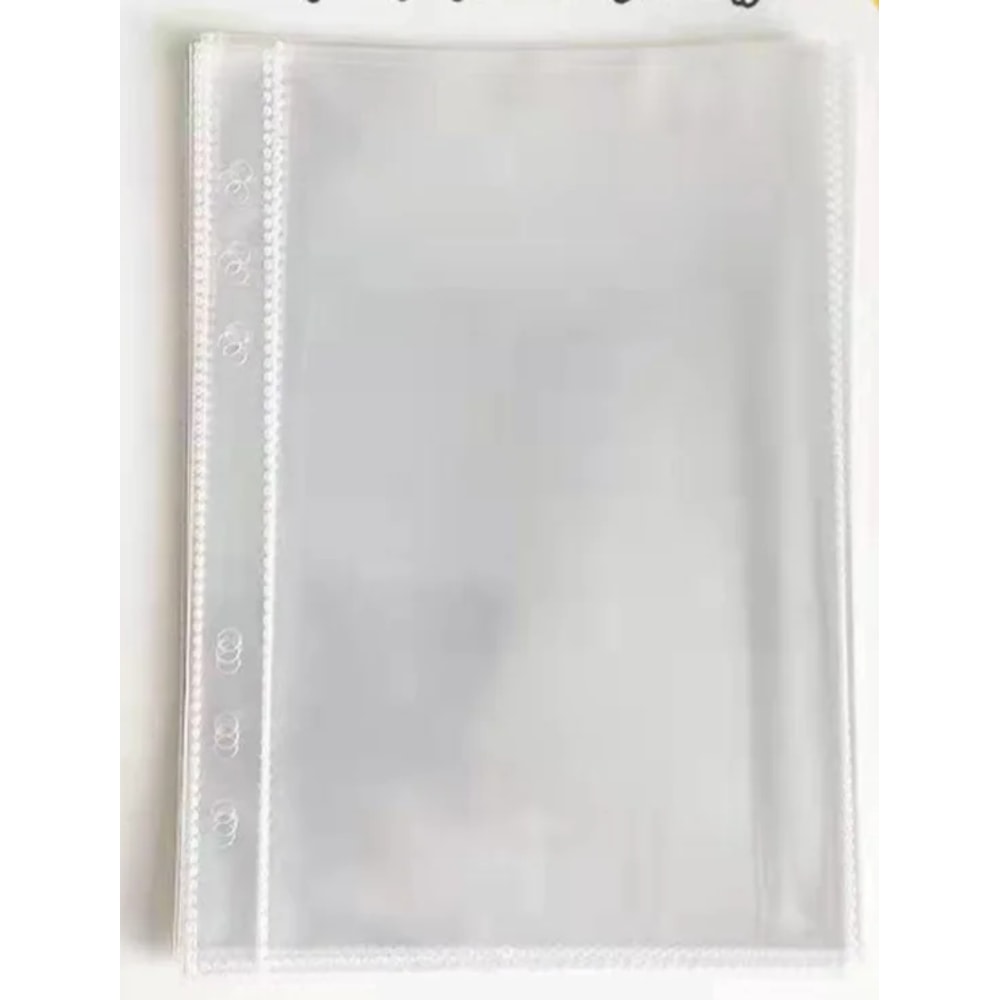 White Blue Binder Photo Cards Collect Book Diary Agenda Planner Cover Album Stationery For Organizi 7