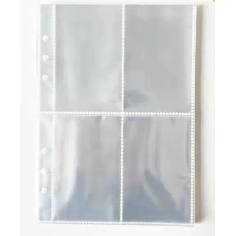 White Blue Binder Photo Cards Collect Book Diary Agenda Planner Cover Album Stationery For Organizi 8