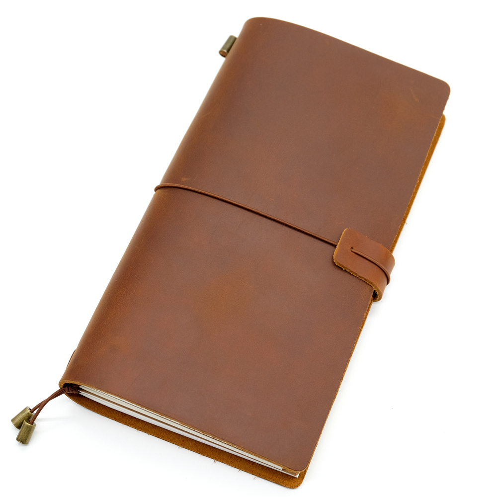 Handmade Genuine Leather Travellers Notebook Vintage Cowhide Travel Diary Journal Perfect Gift Plan 5