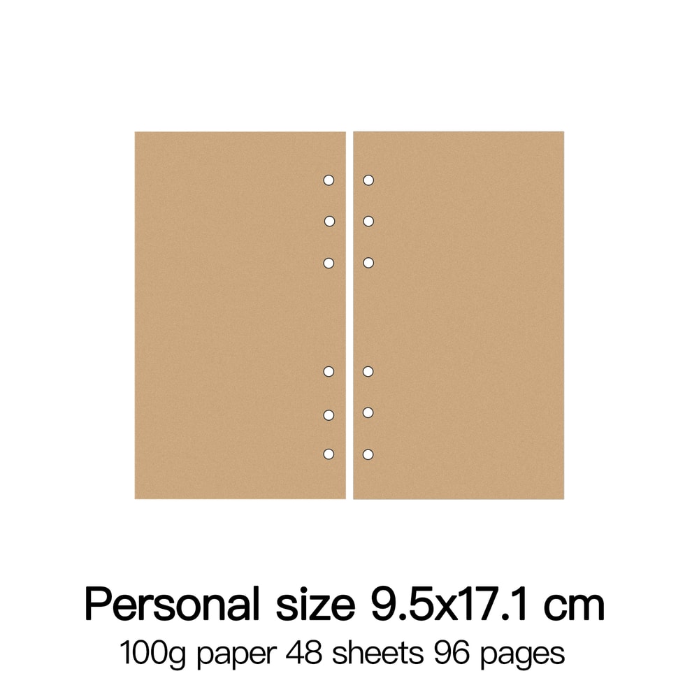 High Quality Ring Binder Notebook Insert Refills Loose Leaf Spiral Diary Planner Paper Durable Inne