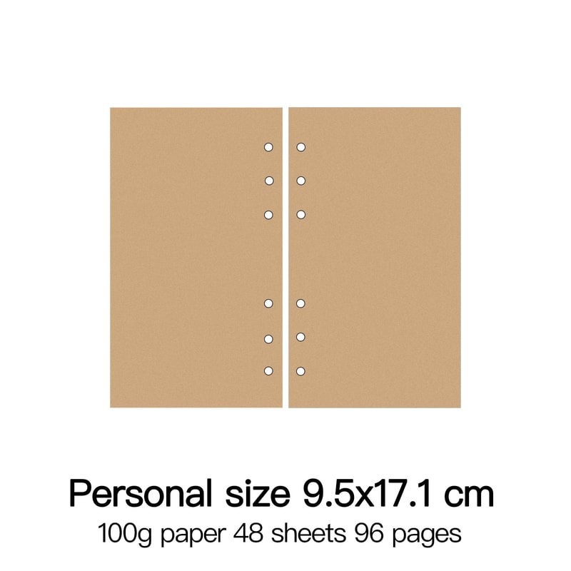 High Quality Ring Binder Notebook Insert Refills Loose Leaf Spiral Diary Planner Paper Durable Inne