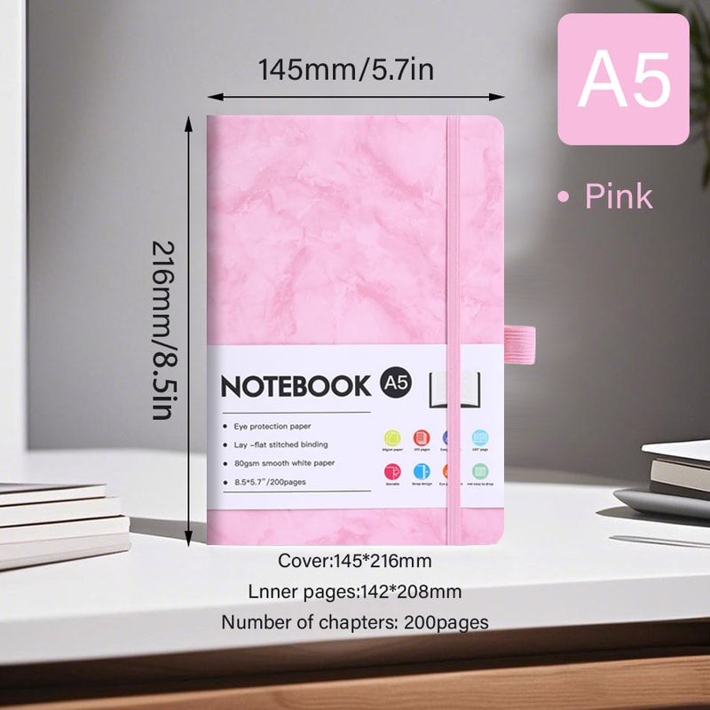 Paper Notebook For Office Professional Style Notebook With Thickened Paper Compact Lightweight Plan 5