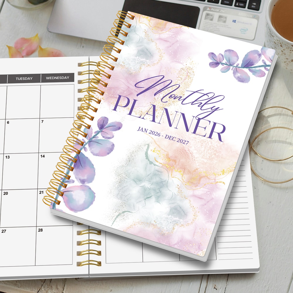 Weekly Monthly Planner Spiral Organizer With Calendar Notes School Office Supplies Schedule Pla 3
