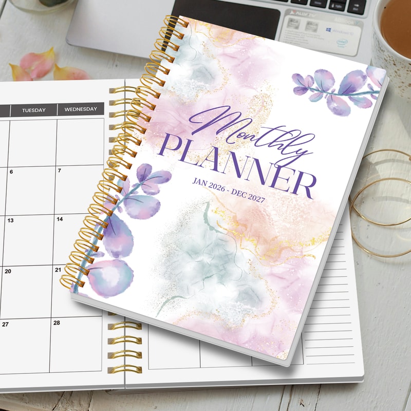 Weekly Monthly Planner Spiral Organizer With Calendar Notes School Office Supplies Schedule Pla 3