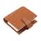 Pocket Size Planner Pebbled Grain Leather Notebook Ring Mini Agenda Organizer Diary Notepad For Dai
