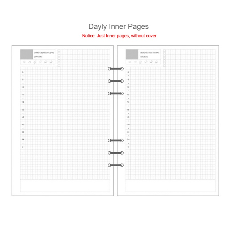 Laser Notebook Planner Organizer Binder Books Journal Sketchbook Office Supplies Notebook 8