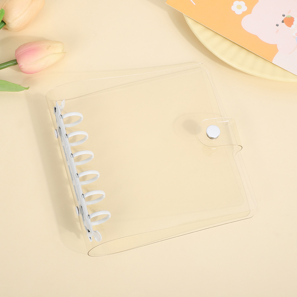 Wide Loose Leaf Binder PVC Document Storage DIY Planner Agenda Photo Cards Collect Book Diary Cover 9