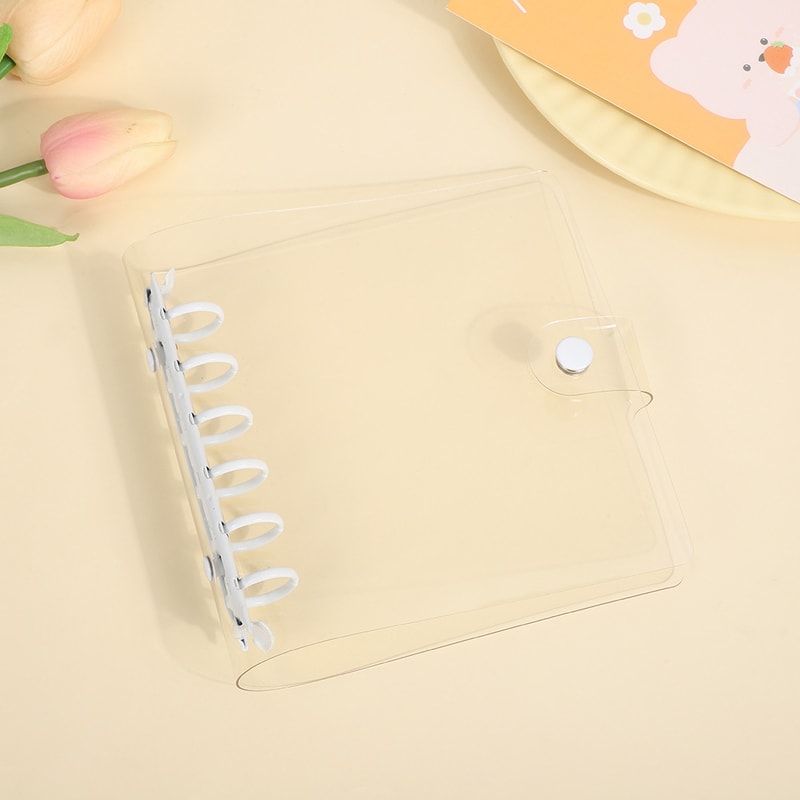 Wide Loose Leaf Binder PVC Document Storage DIY Planner Agenda Photo Cards Collect Book Diary Cover 9