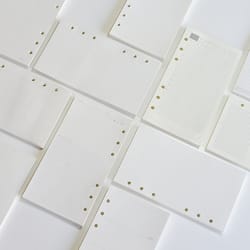 wood free printing paper planner inner pages for filofax, creative office notebook spiral filler papers