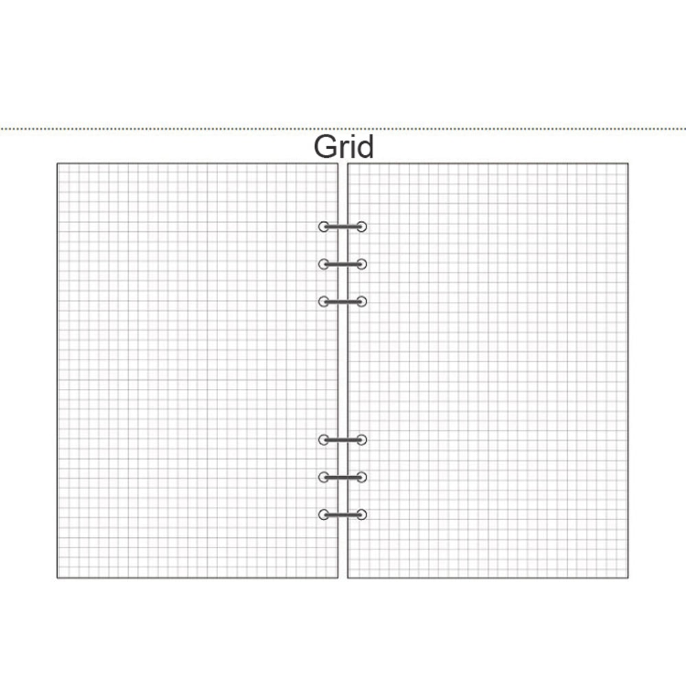 Wood Free Printing Paper Planner Inner Pages For Filofax Creative Office Notebook Spiral Filler Pap 5