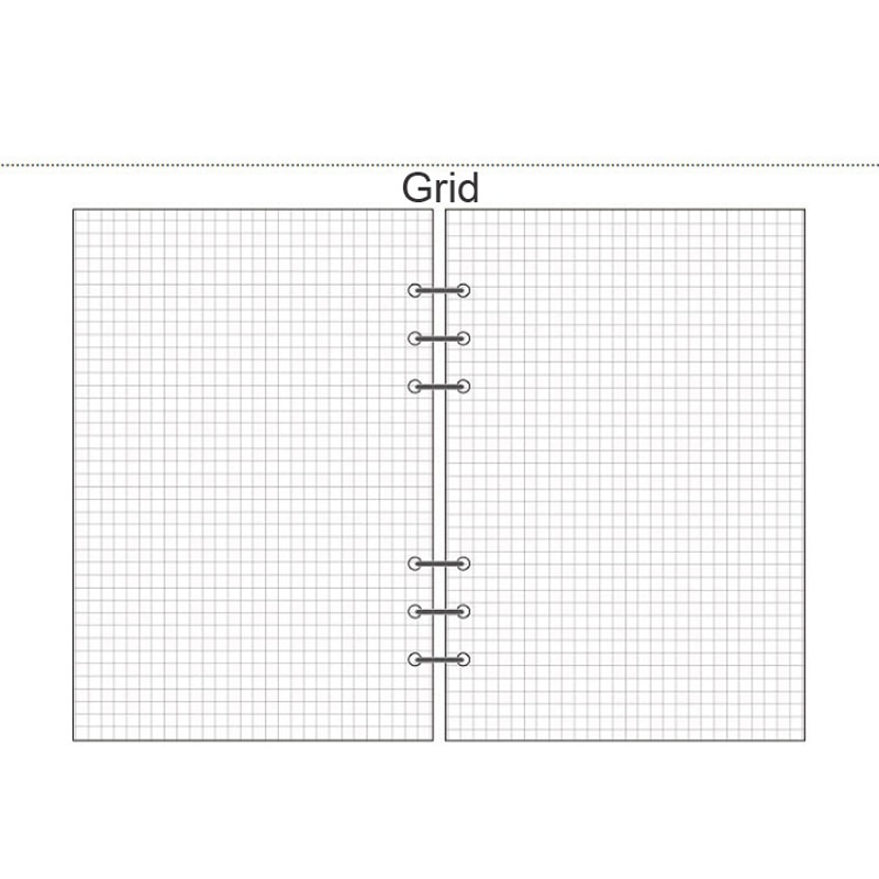 Wood Free Printing Paper Planner Inner Pages For Filofax Creative Office Notebook Spiral Filler Pap 5