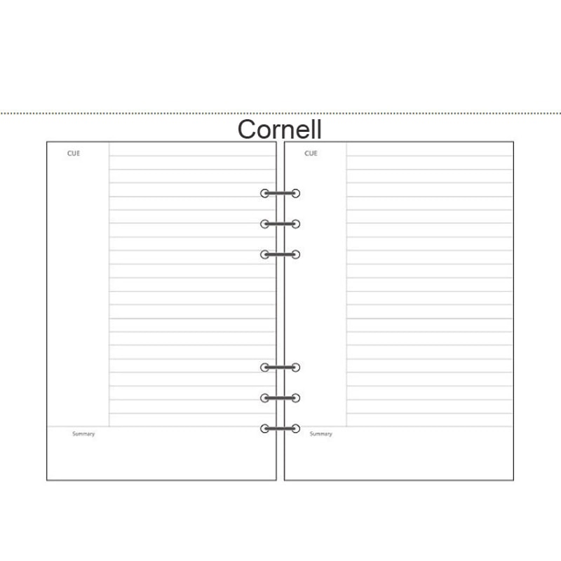 Wood Free Printing Paper Planner Inner Pages For Filofax Creative Office Notebook Spiral Filler Pap 7