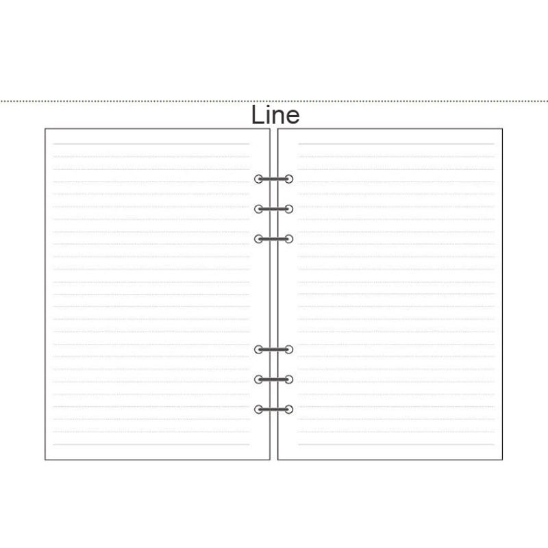 Wood Free Printing Paper Planner Inner Pages For Filofax Creative Office Notebook Spiral Filler Pap 8