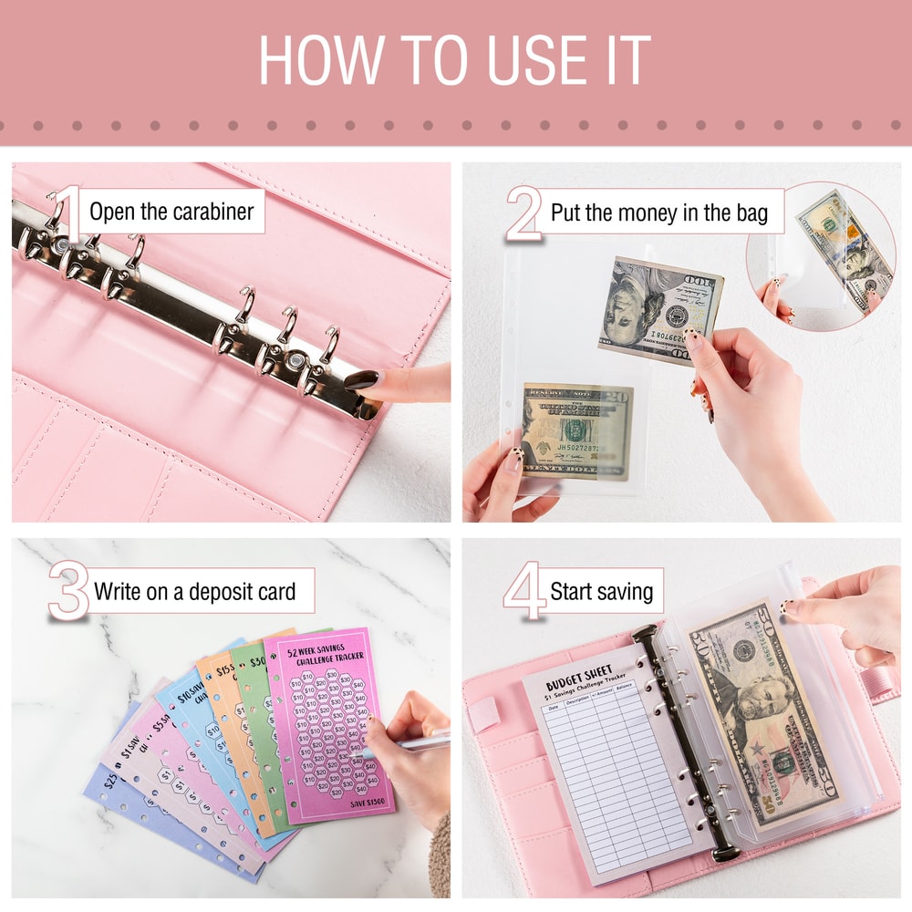 Envelopes Eave Money Save Challenge Budget Planner To Easily Save Money Financial Organization Tool 3