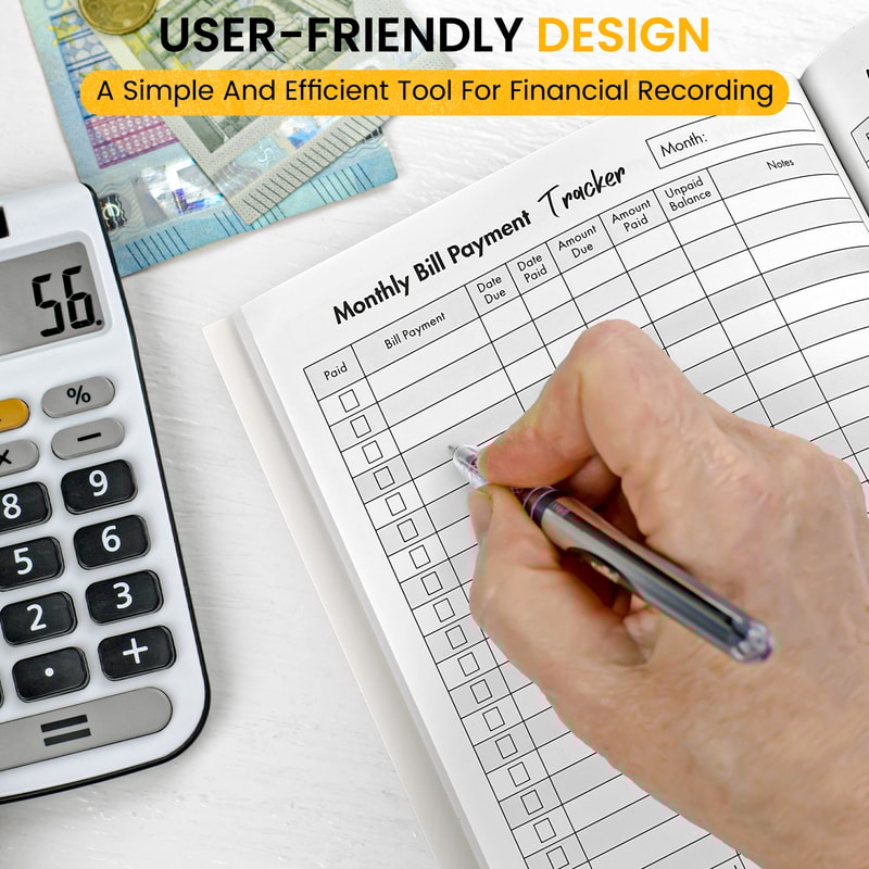 Bill Tracker & Budget Planner, Monthly Expense Organizer for Payment Tracking, Financial Management Tool