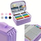 Pencil Case Portable Large Capacity Multifunction Pencil Bag With Zipper Pocket Art School Statione