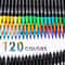 Colors Dual Tip Brush Marker Pens Watercolour Fine Liner Manga Art Accessories For Drawing Art Supp