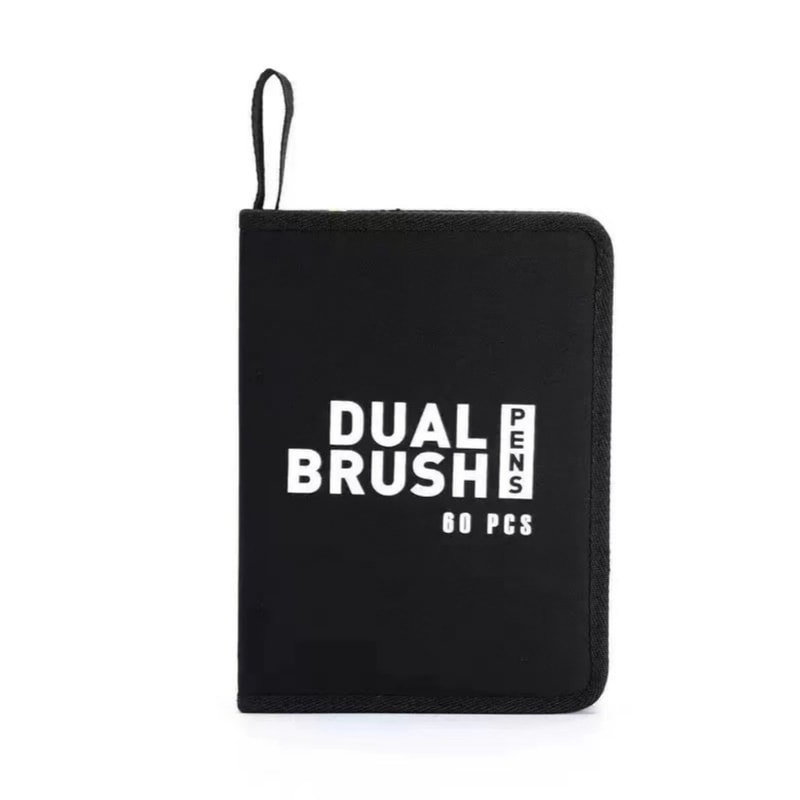 Colors Dual Tip Brush Marker Pens Watercolour Fine Liner Manga Art Accessories For Drawing Art Supp