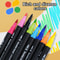 Colors Double Head Markers Tip Art Supplies Drawing Brush Pen Set Perfect For Office School Gift Pe 1