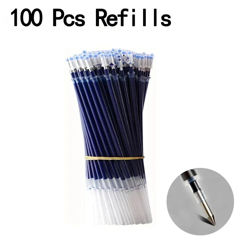 Gel Pens Set Black Blue Red Refill Gel School Office Supplies Stationery Accessories Cute Pens For 8